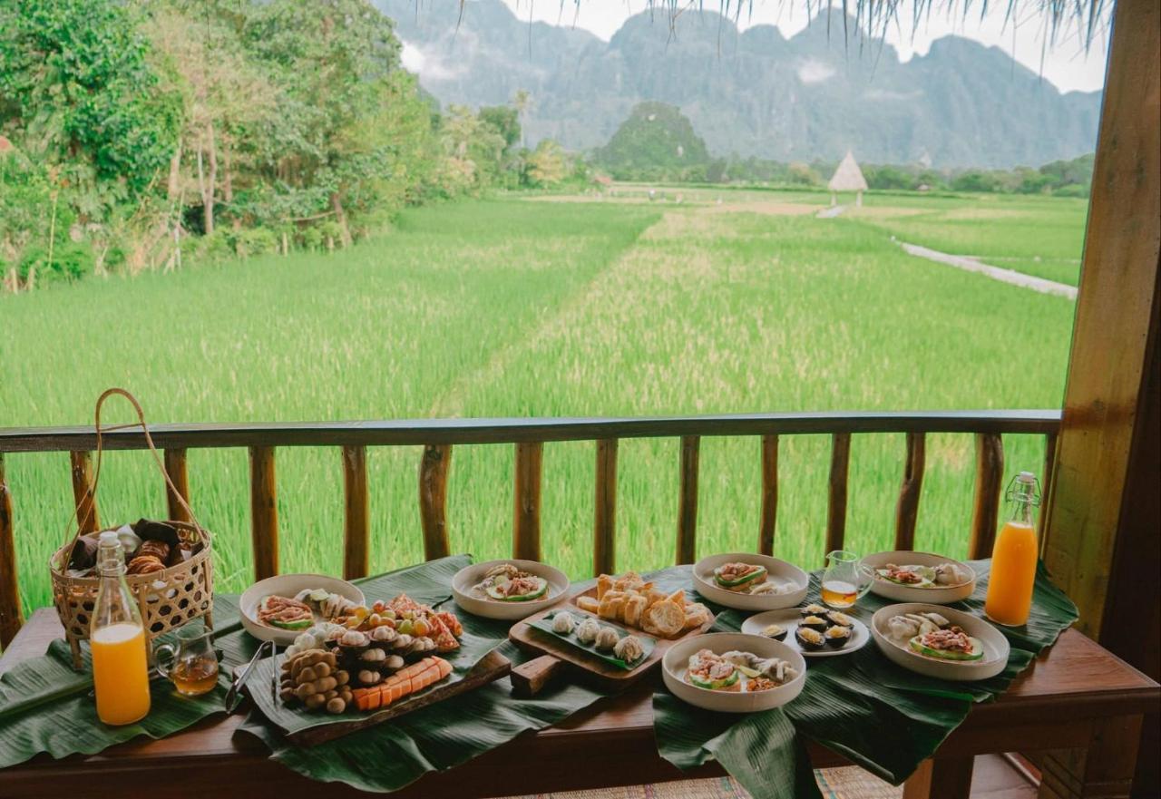 Viengtara Vangvieng Resort Vang Vieng Luaran gambar
