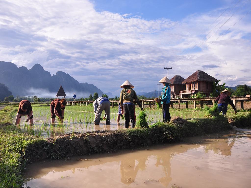 Viengtara Vangvieng Resort Vang Vieng Luaran gambar
