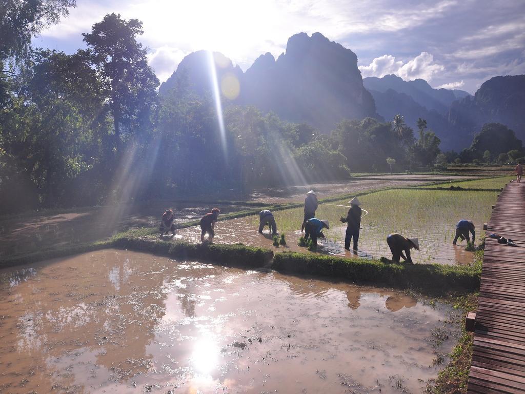 Viengtara Vangvieng Resort Vang Vieng Luaran gambar